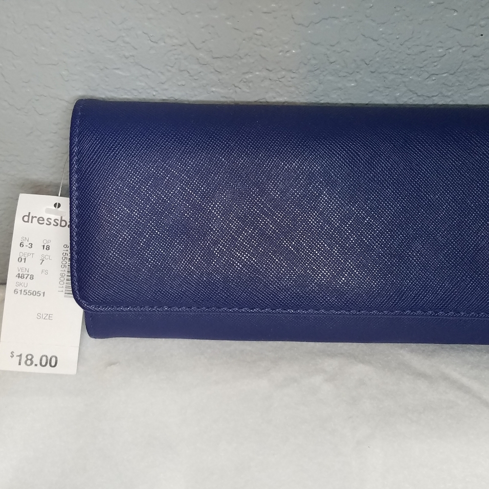 Dress Barn Cobalt Blue Wallet NWT